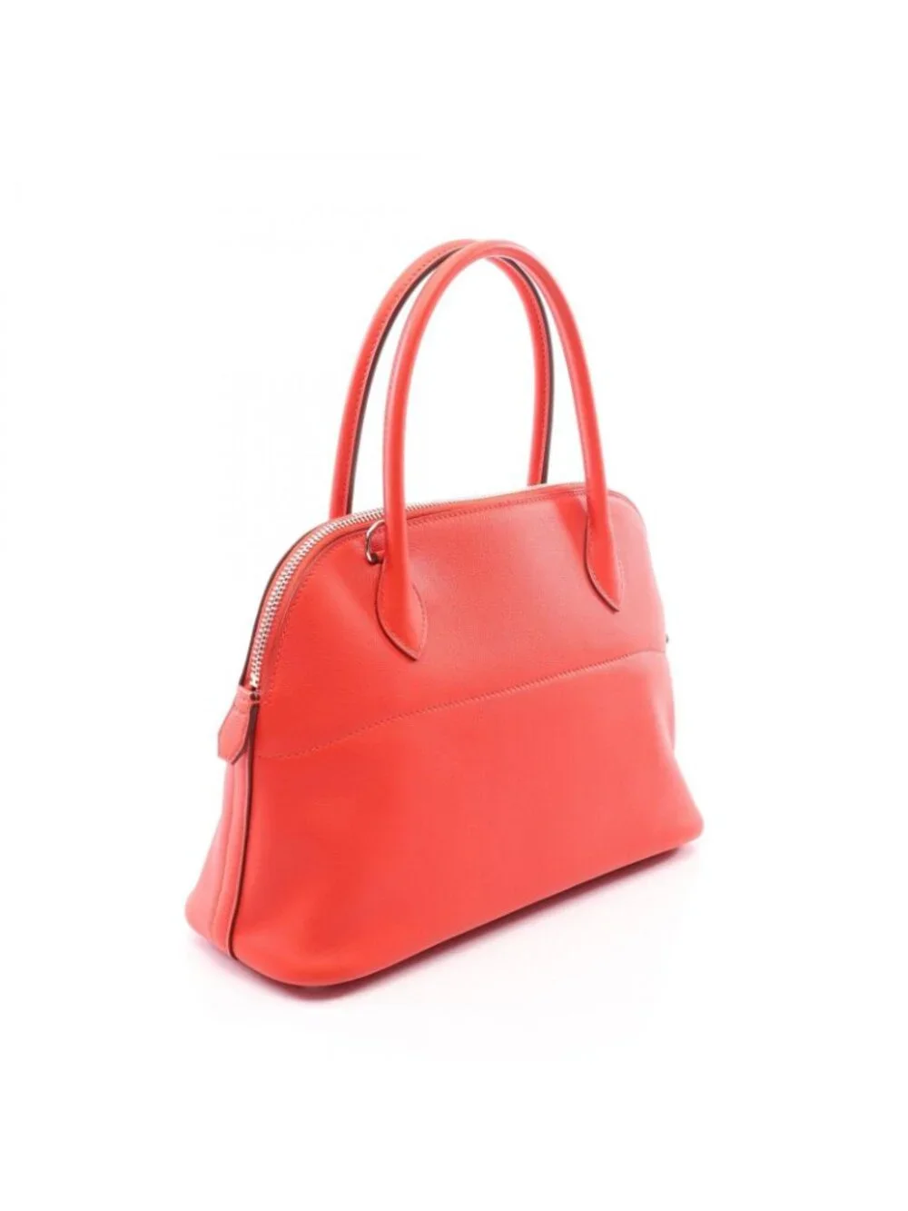 Hermes Handbag Bolide 27 Rouge Tomato 2-Way